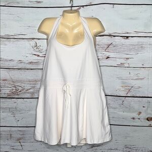 Blogilates NWT Size 3X Sugar Swizzle Game Set Match Halter Athletic Romper Dress